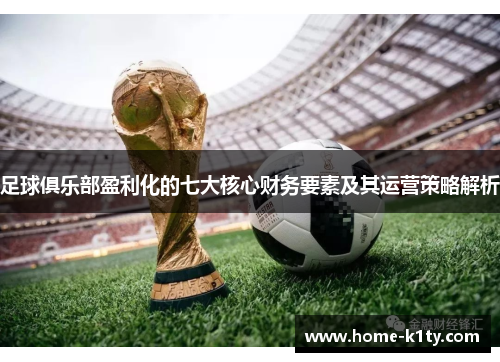 足球俱乐部盈利化的七大核心财务要素及其运营策略解析